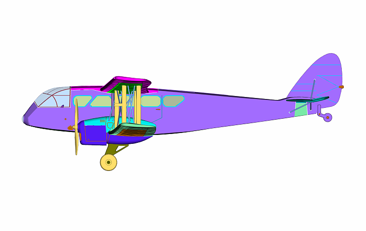 Oxford Diecast De Havilland DH84 Dragon