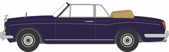 Oxford Diecast Rolls Royce Corniche Convertible Open Indigo Blue 43RRC001 1:43rd scale model left
