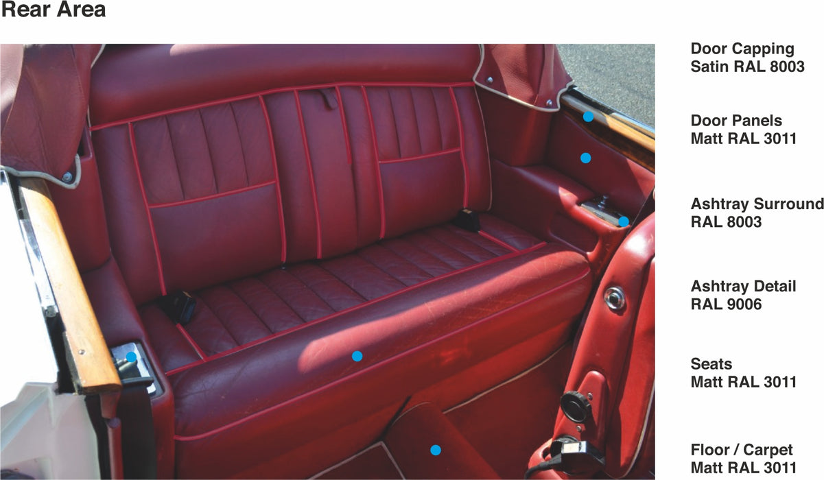Oxford Diecast Rolls Royce Corniche Convertble Closed Persian Sand 1:43rd scale model  interior