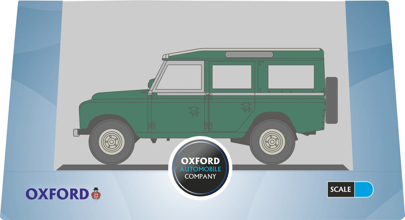 Oxford Diecast Bronze Green Land Rover Series II Station Wagon - 1:76 -76LAN2002 Pack