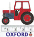 Oxford Diecast Massey Ferguson 135 Red - 1:76 Scale 76MF001 Measurements