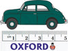 Oxford Diecast Romain Green Minor MM Saloon 1:76 Scale 76MMS001 Measurements