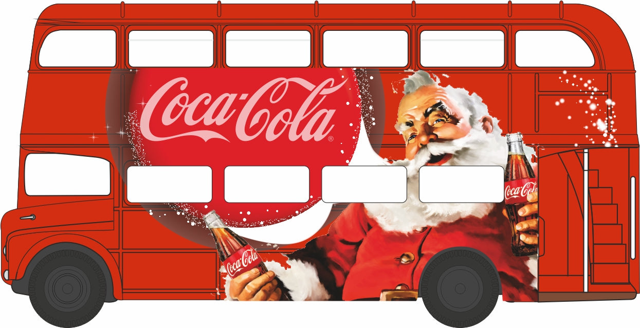 Oxford Diecast Routemaster 1:76 Coca Cola Xmas 76rm114CC