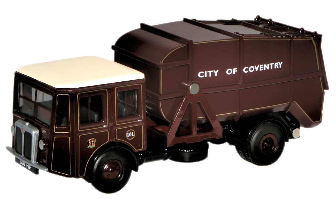 Oxford Diecast Coventry Shelvoke & Drewry Dustcart - 1:76 Scale 76SD004