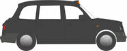 Oxford Diecast Black London TX Taxi - 1:76 Scale 76TX4001 Linne Drawing Right