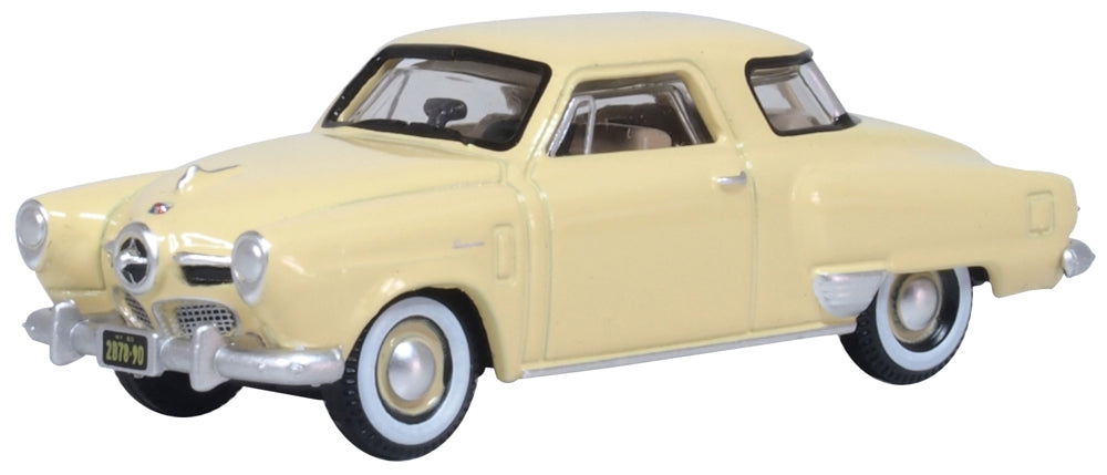 Oxford Diecast 1950 Studebaker Champion Starlight Coupe Tulip Cream