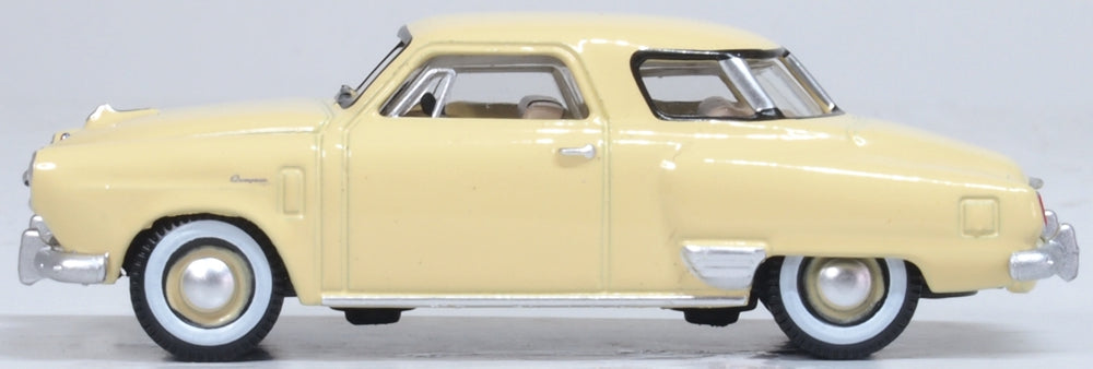 Oxford Diecast 1950 Studebaker Champion Starlight Coupe Tulip Cream