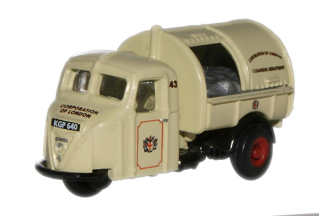 Oxford Diecast Corporation of London Scammell Dustcart - 1:148 Scale NRAB002