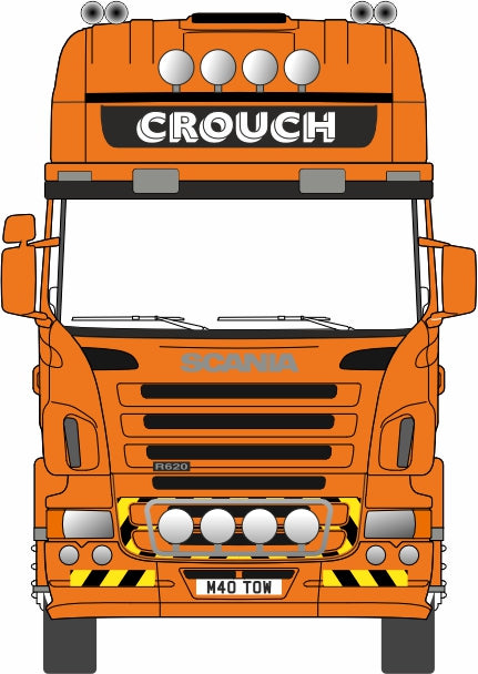 Oxford Diecast Crouch Recovery Scania Topline Recovery Truck - 1:76 Scale Front