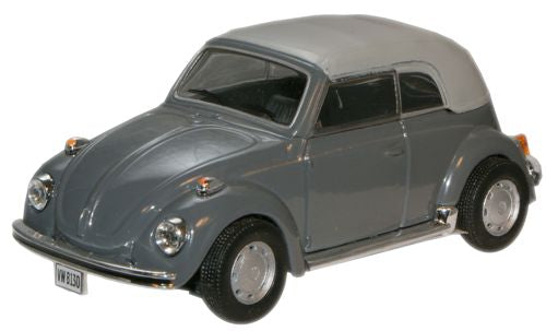 Cararama VW Beetle Convertible Grey - 1:43 Scale 143ND1184003