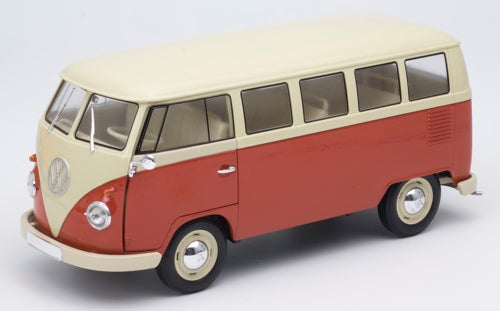 Welly Volkswagen T1 Bus Red & Cream 18054WRED