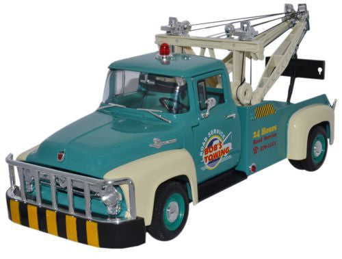 Welly Ford F100 Tow Truck - 1:18 Scale 19834WGREEN