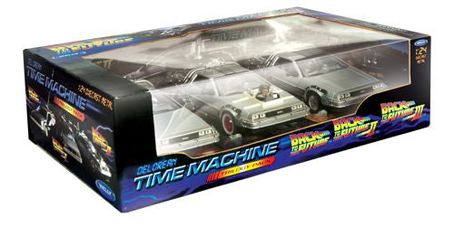 Welly Back To Future Trilogy Set - 1:24 Scale 224003G