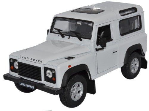 Welly Land Rover Defender White - 1:24 Scale 22498WWHITE