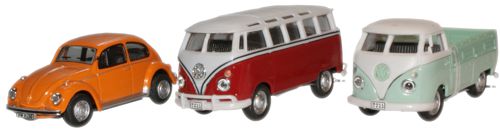 Cararama VW Classic Pack - 1:72 Scale 713PND009