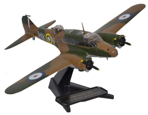 Oxford Diecast Avro Anson 500 Squad RAF 1940 1:72 Model Aircraft 72AA001