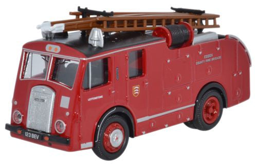 Oxford Diecast Dennis F8 Essex Fire Brigade - 1:76 Scale 76F8004