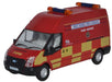 Oxford Diecast Ford Transit LWB High Roof West Sussex Fire & Rescue - 1:76 Scale 76FT020