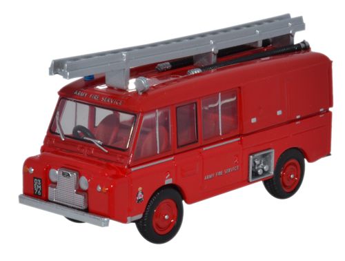 Oxford Diecast Land Rover FT6 Carmichael Army Fire Service - 1:76 Scal 76LRC004
