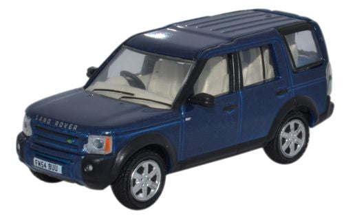 Oxford Diecast Land Rover Discovery 3 Cairns Blue Metallic - 1:76 Scal 76LRD006