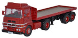 Oxford Diecast ERF LV Flatbed Red - 1:76 Scale 76LV001