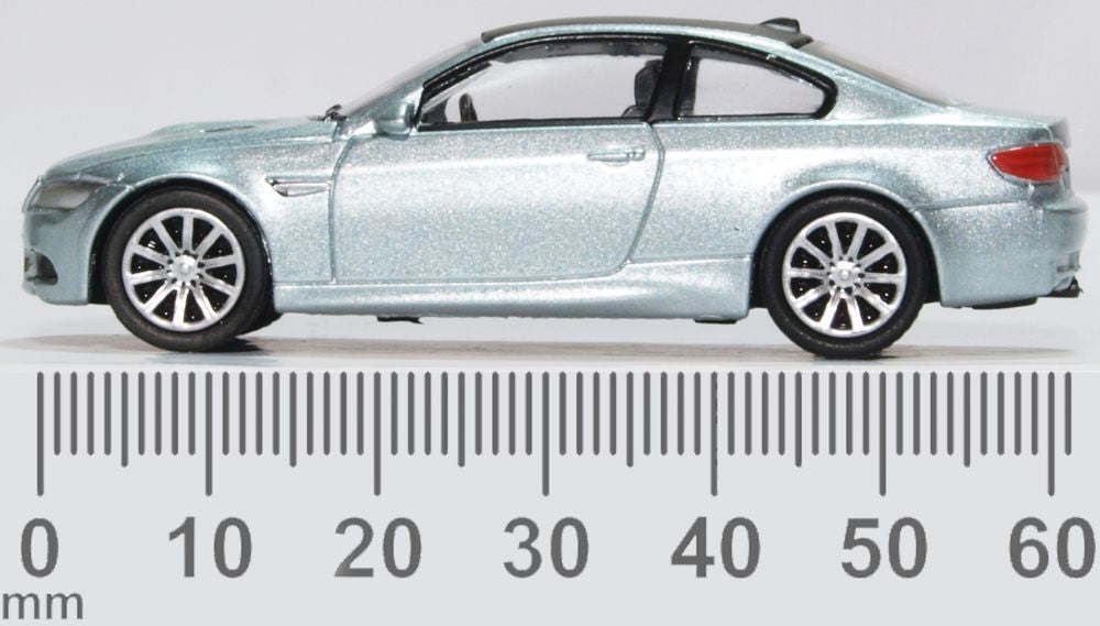 Oxford Diecast BMW M3 Coupe E92 Silverstone Blue 76M3003