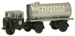 Oxford Diecast Mackeson Mechanical Horse Tank Trailer - 1:76 Scale 76MH013