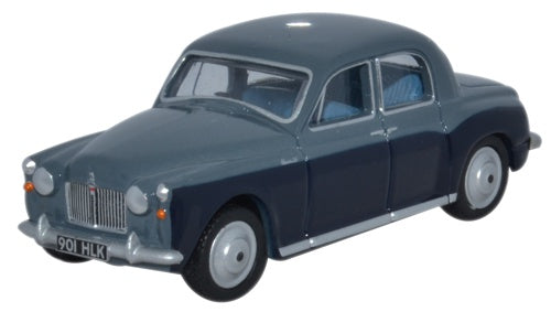 Oxford Diecast Rover P4 Steel Blue - Light Navy - 1:76 Scale 76P4002