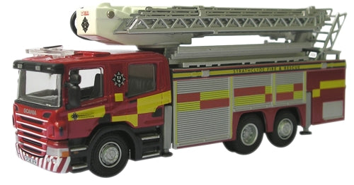 Oxford Diecast Strathclyde Fire & Rescue  Aerial Rescue Pump - 1:76 Sc 76SAL001