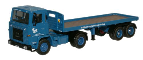 Oxford Diecast Scania 110 Flatbed BRS - 1:76 Scale 76SC110001