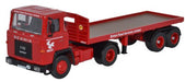 Oxford Diecast Scania 110 Flatbed Trailer BRS  - 1:76 Scale 76SC110002