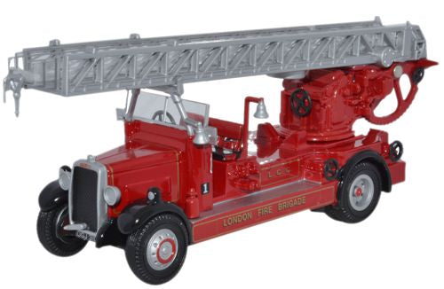 Oxford Diecast London Fire Brigade Leyland TLM Fire Engine - 1:76 Scal 76TLM001
