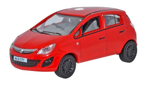 Oxford Diecast Vauxhall Corsa Red - 1:76 Scale 76VC003