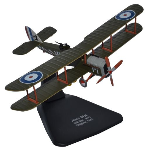 Oxford Diecast DH4 202 Sqn. RFC 1918 1:72 Scale Model Aircraft AD006