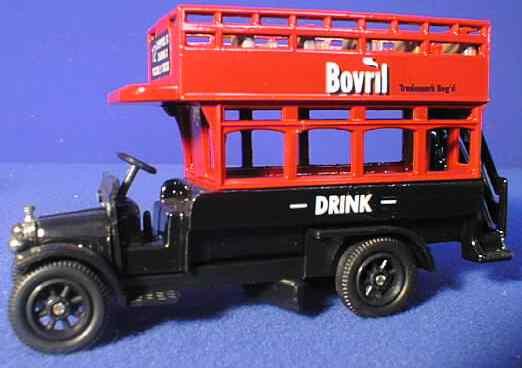 OXFORD DIECAST B038 Bovril Oxford Original Bus 1:76 Scale Model Omnibus Theme