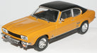 Cararama Ford Capri MK 1 Maize Yellow/Black - 1:43 Scale CR018