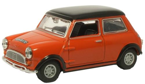 OXFORD DIECAST MIN012 Red/Black Roof Oxford Cars 1:43 Scale Model 