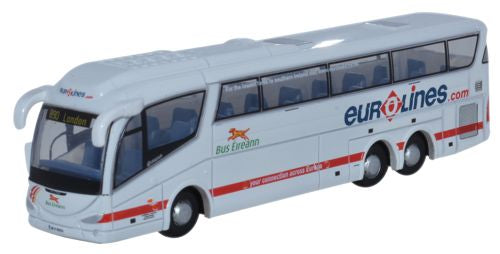 Oxford Diecast Scania Irizar Bus Eireann/Eurolines - 1:148 Scale NIRZ001