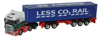 Oxford Diecast Scania D-Tec Combitrailer Container Eddie Stobart NSHL01CT
