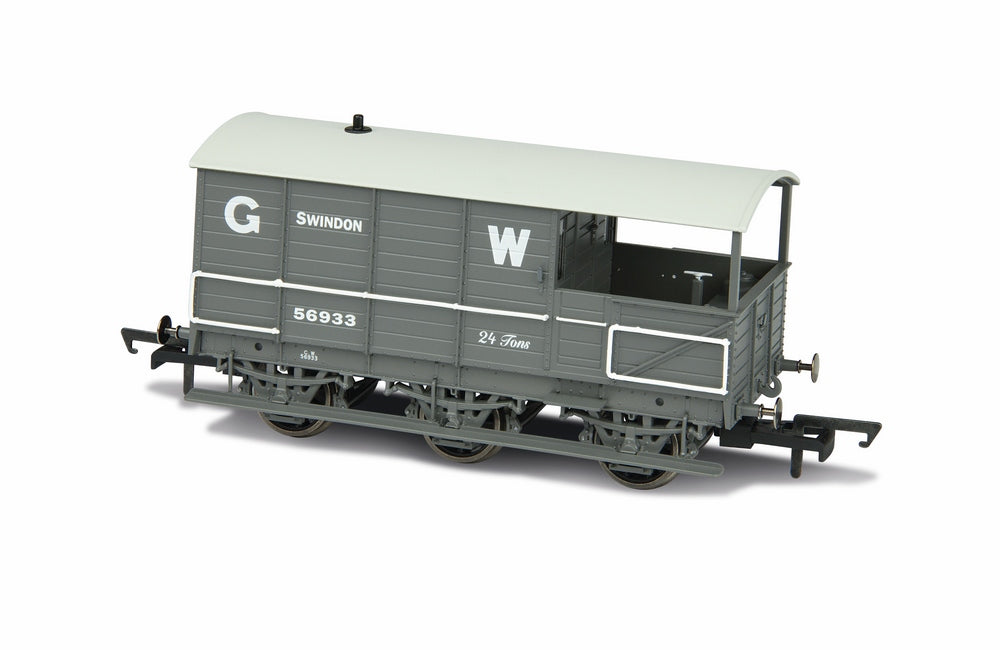Oxford Rail GWR Toad Brake GWR 6 Wheel Planked early Swindon OR76TOA001