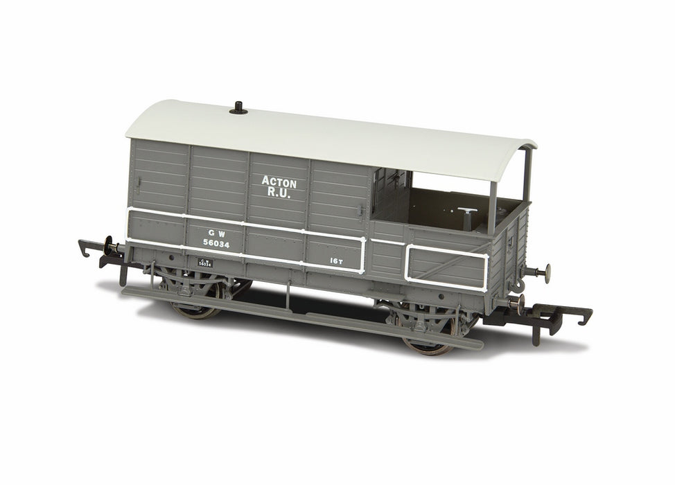 Oxford Rail Gwr 4 Wheel Plated (late) Acton 56034 OR76TOB002