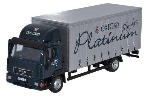 OXFORD DIECAST SP093 MAN L2000 Box Van Platinum 2015 Oxford Haulage 1:76 Scale Model