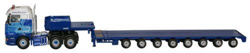 OXFORD DIECAST STOB021 Scania Highline Low Loader Oxford Haulage 1:76 Scale Model Stobart Theme