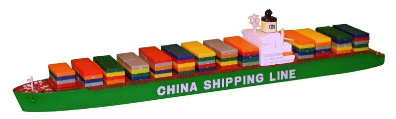 TRIANG TR1P625 China Shipping Lines Livery (CSCL) Triang 1:1200 Scale Model 
