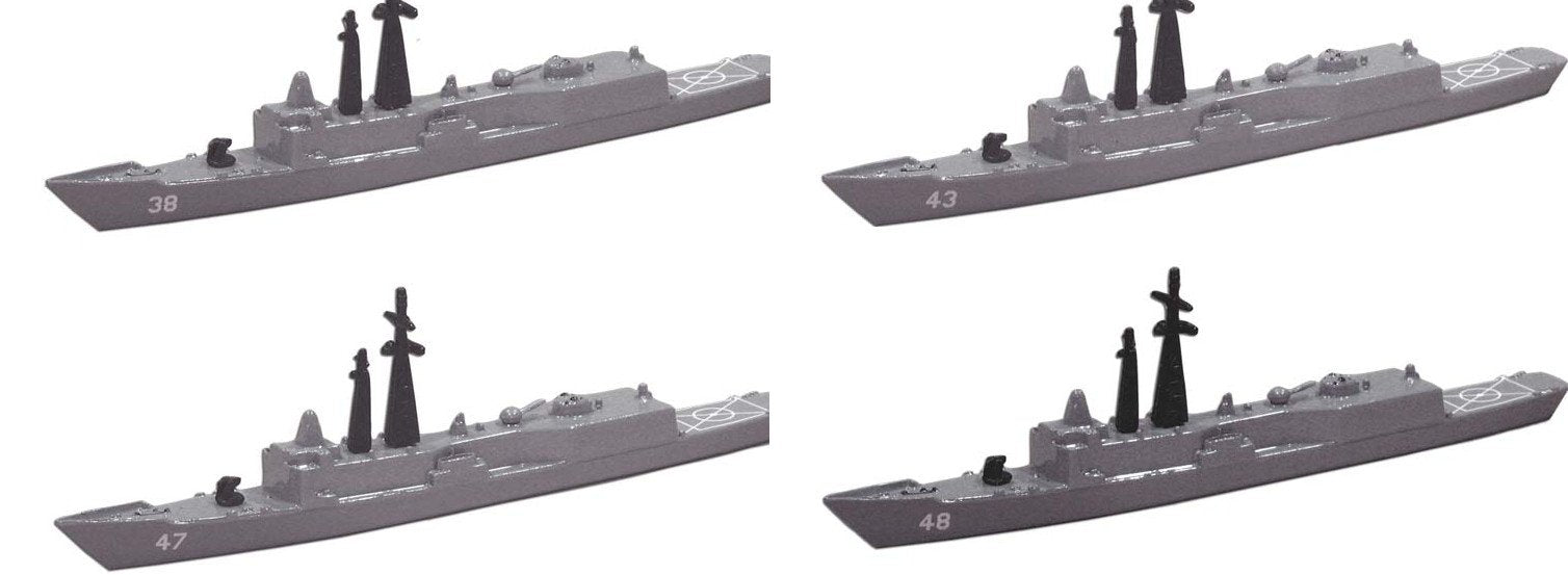 TRIANG TR1P850A OH Perry Frigate - 4 Types Triang 1:1200 Scale Model Navy Theme