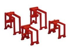 TRIANG TR1S915OR Container Gantry Set - 2 x Large + 2 x Small Orange Triang 1:1200 Scale Model 