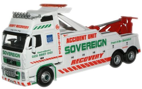 OXFORD DIECAST VOL02REC Sovereign Recovery Volvo Oxford Haulage 1:76 Scale Model 