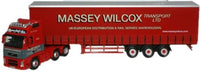 OXFORD DIECAST VOL03CS Massey Wilcox Volvo FH Curtainside Oxford Haulage 1:76 Scale Model 