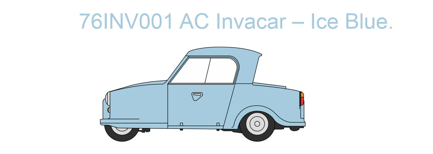 76INV001 AC Invacar – Ice Blue. NEW TOOLING