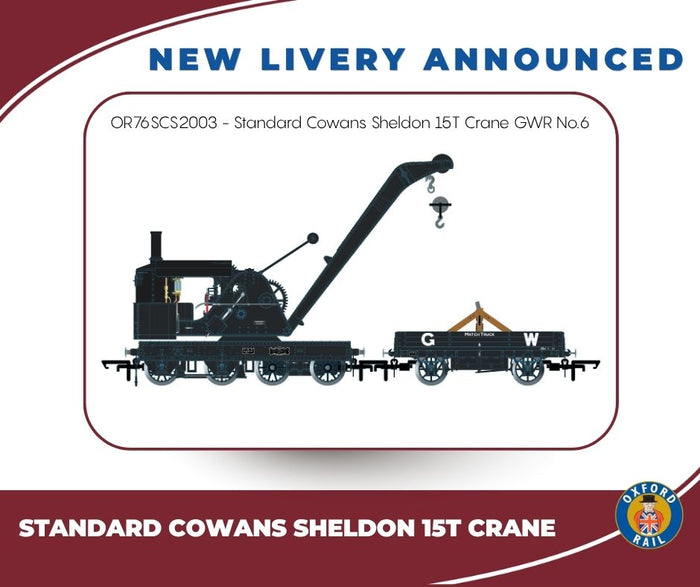 Oxford Rail Standard Cowans Sheldon 15T Crane Update
